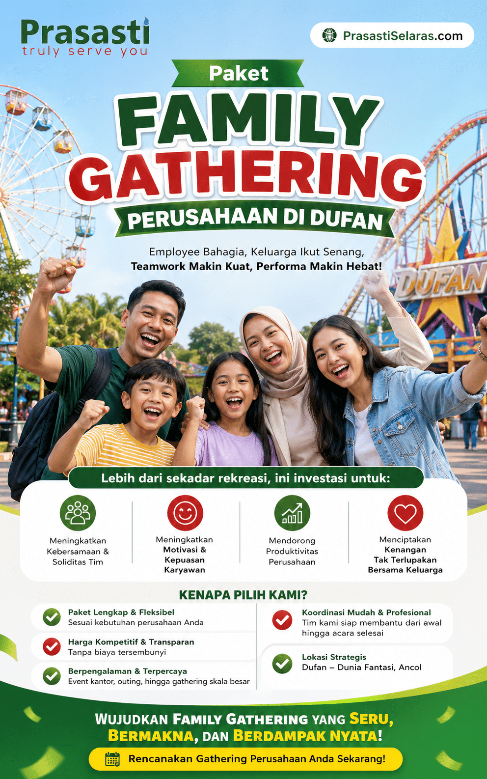 paket family gathering dufan